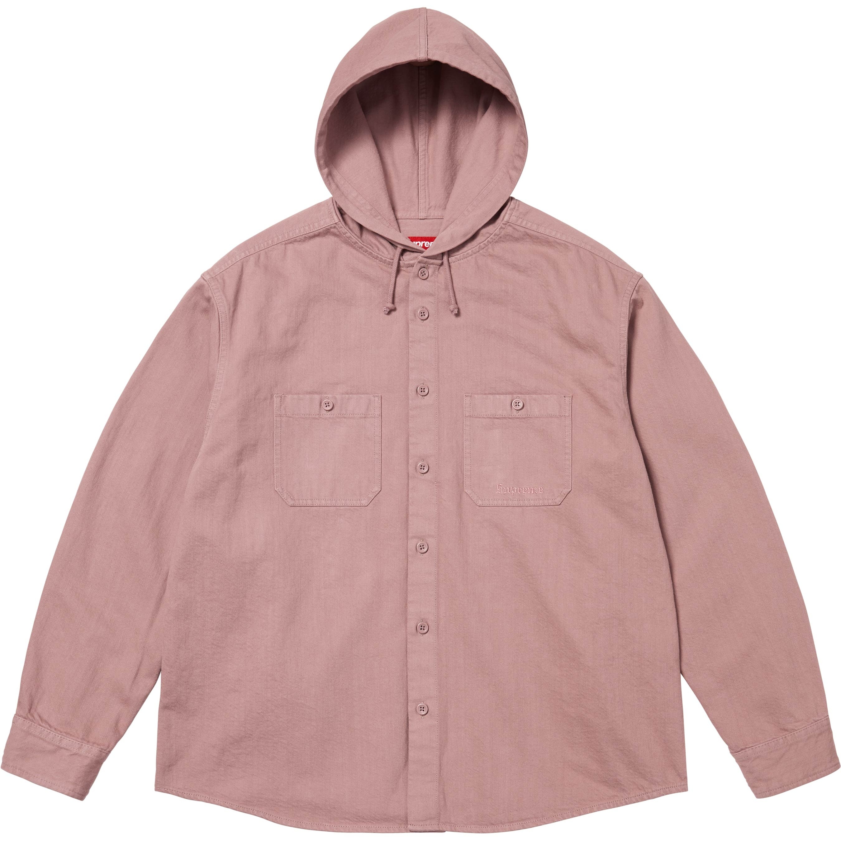 Hooded Denim Shirt view 5
